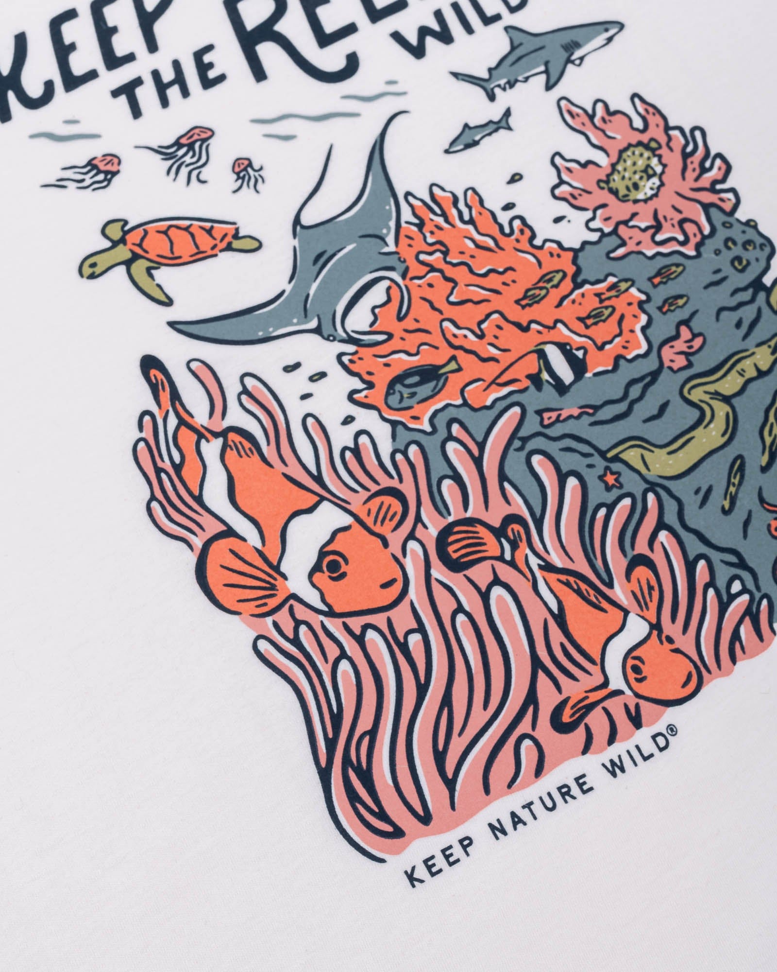 Keep Nature Wild Tee Wild Reefs Unisex Tee | Natural