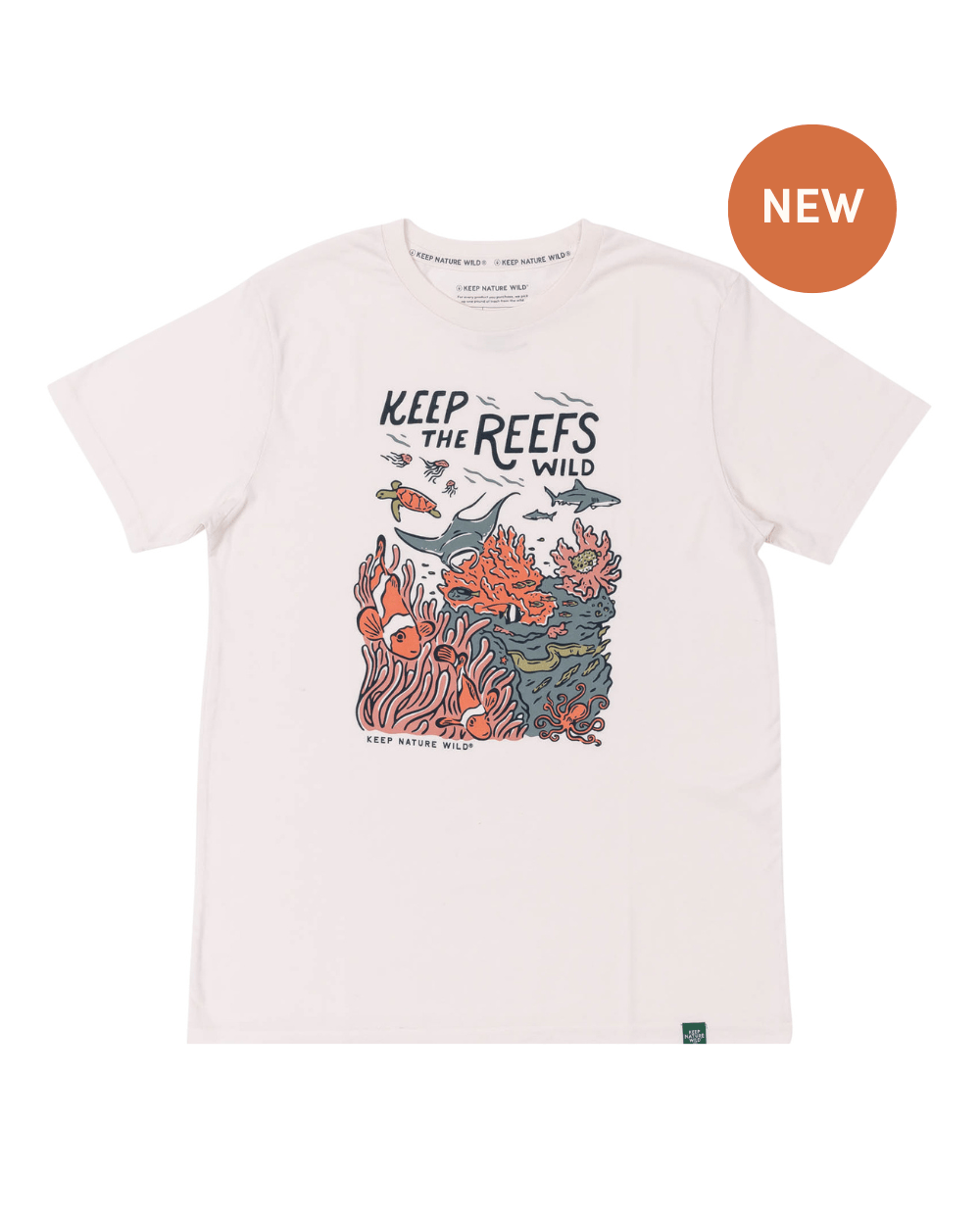 Keep Nature Wild Tee Wild Reefs Unisex Tee | Natural
