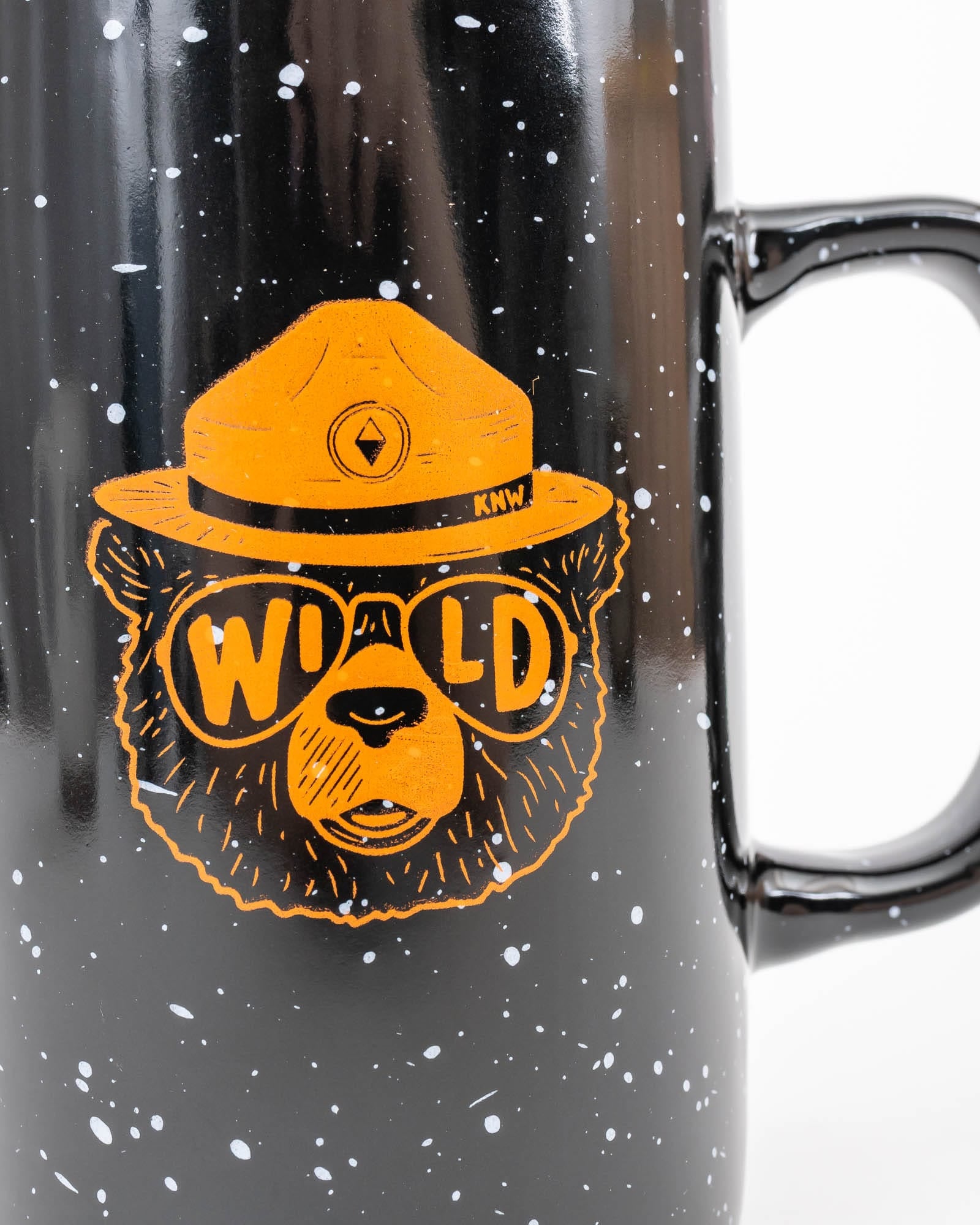 Keep Nature Wild Mug Wildbear Ceramic Mug | Black