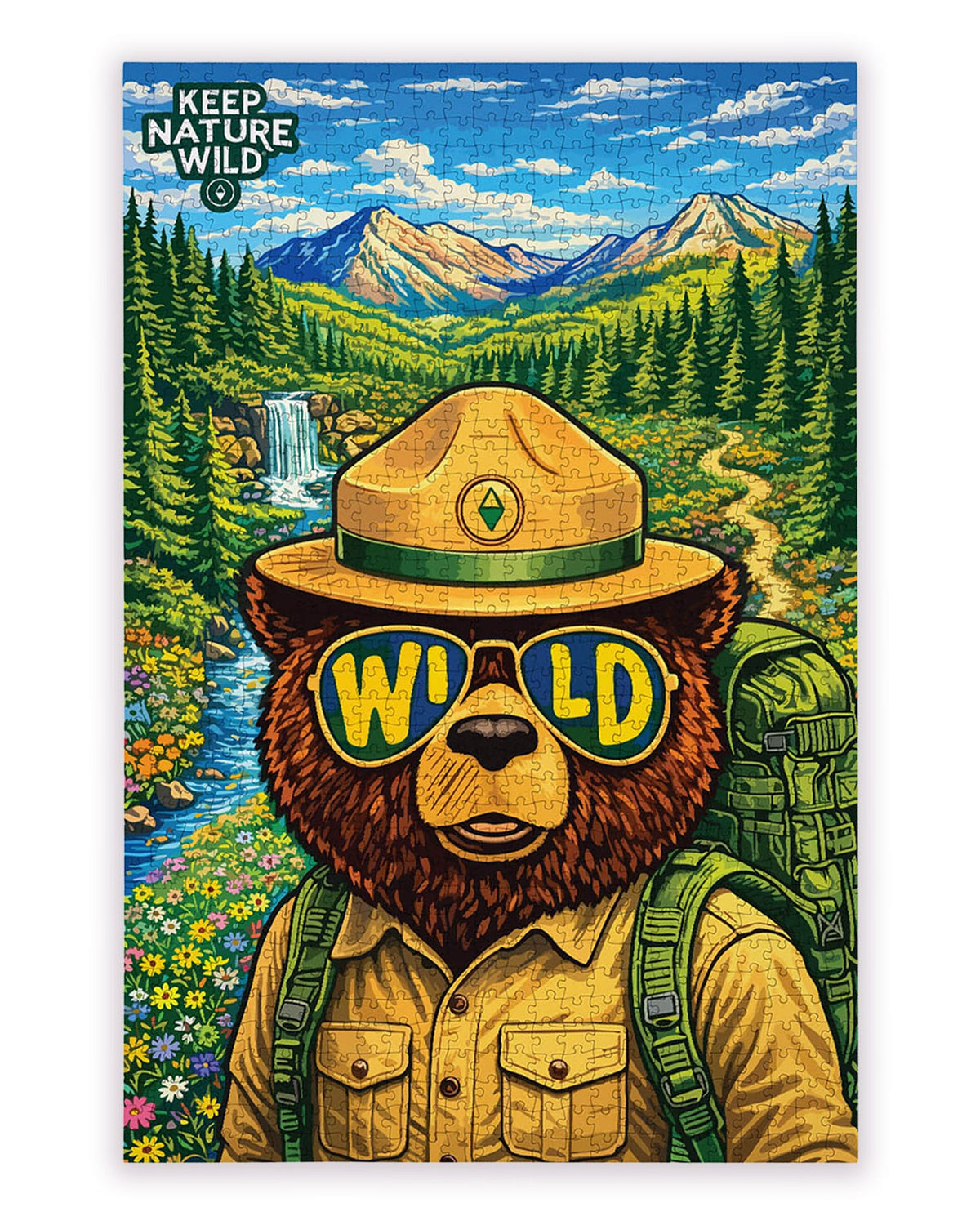 Keep Nature Wild Puzzle Wildbear Puzzle | 18.5 x 27.75" | 1000 Piece
