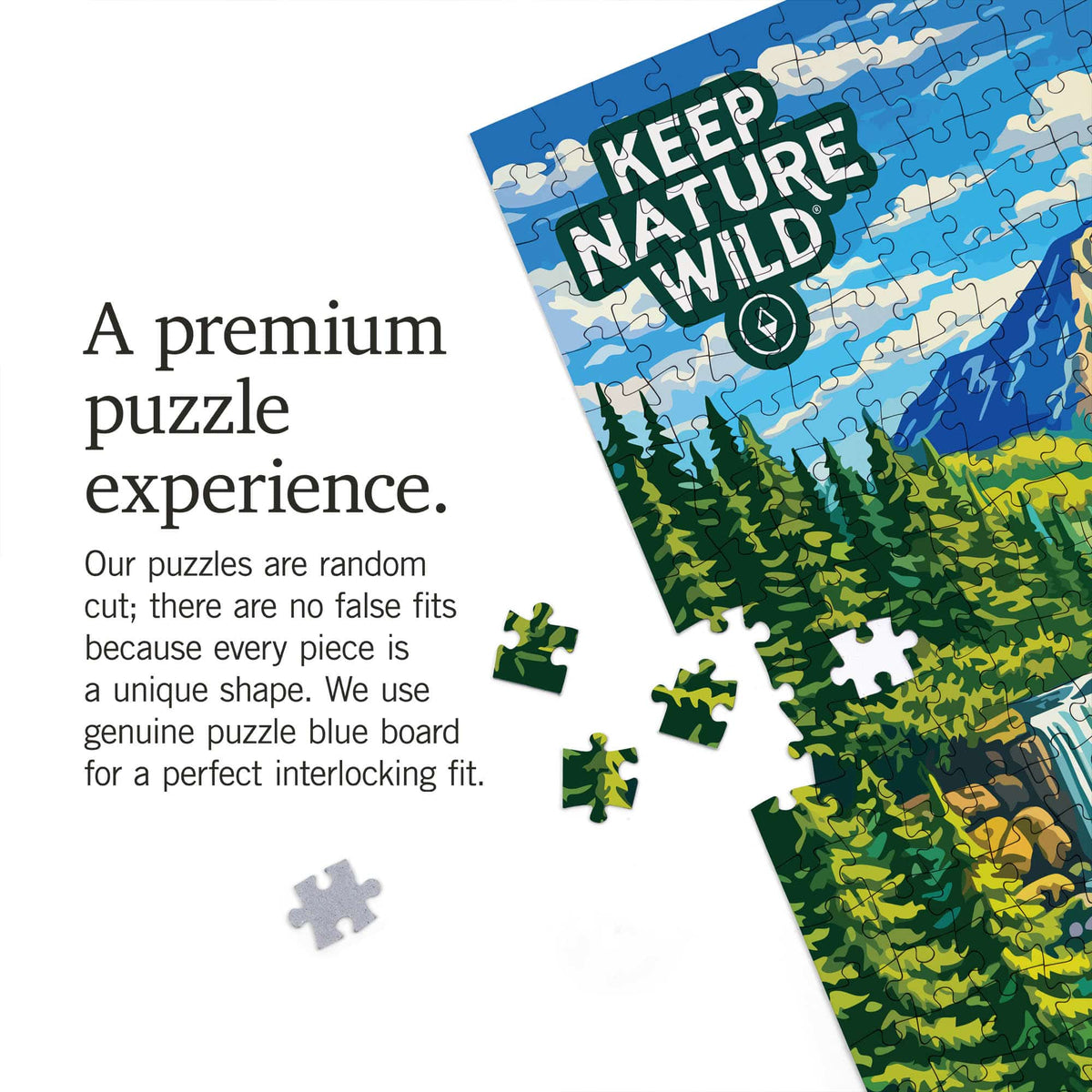 Keep Nature Wild Puzzle Wildbear Puzzle | 18.5 x 27.75" | 1000 Piece