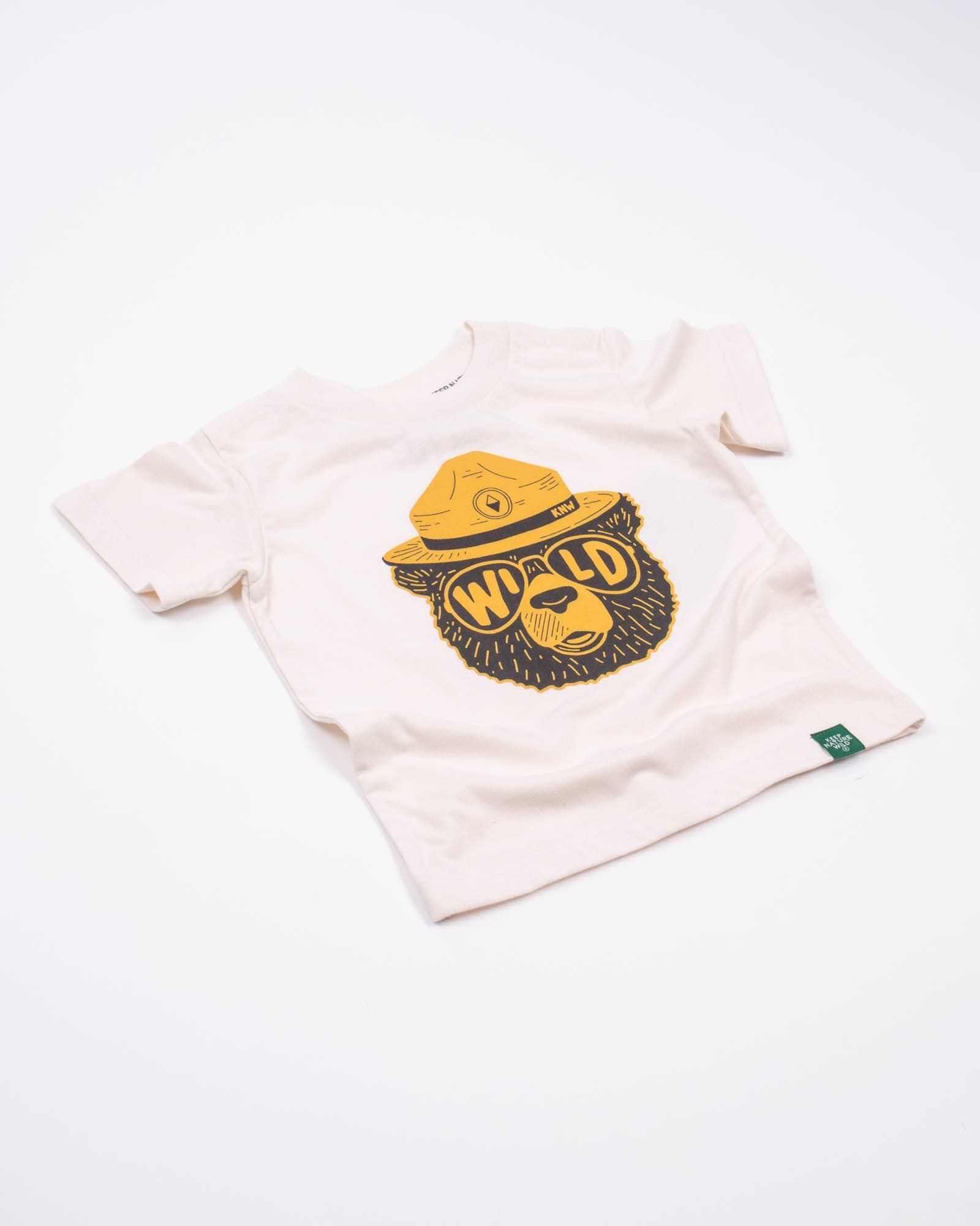 Keep Nature Wild Kids Wildbear Toddler Tee | Heather Natural