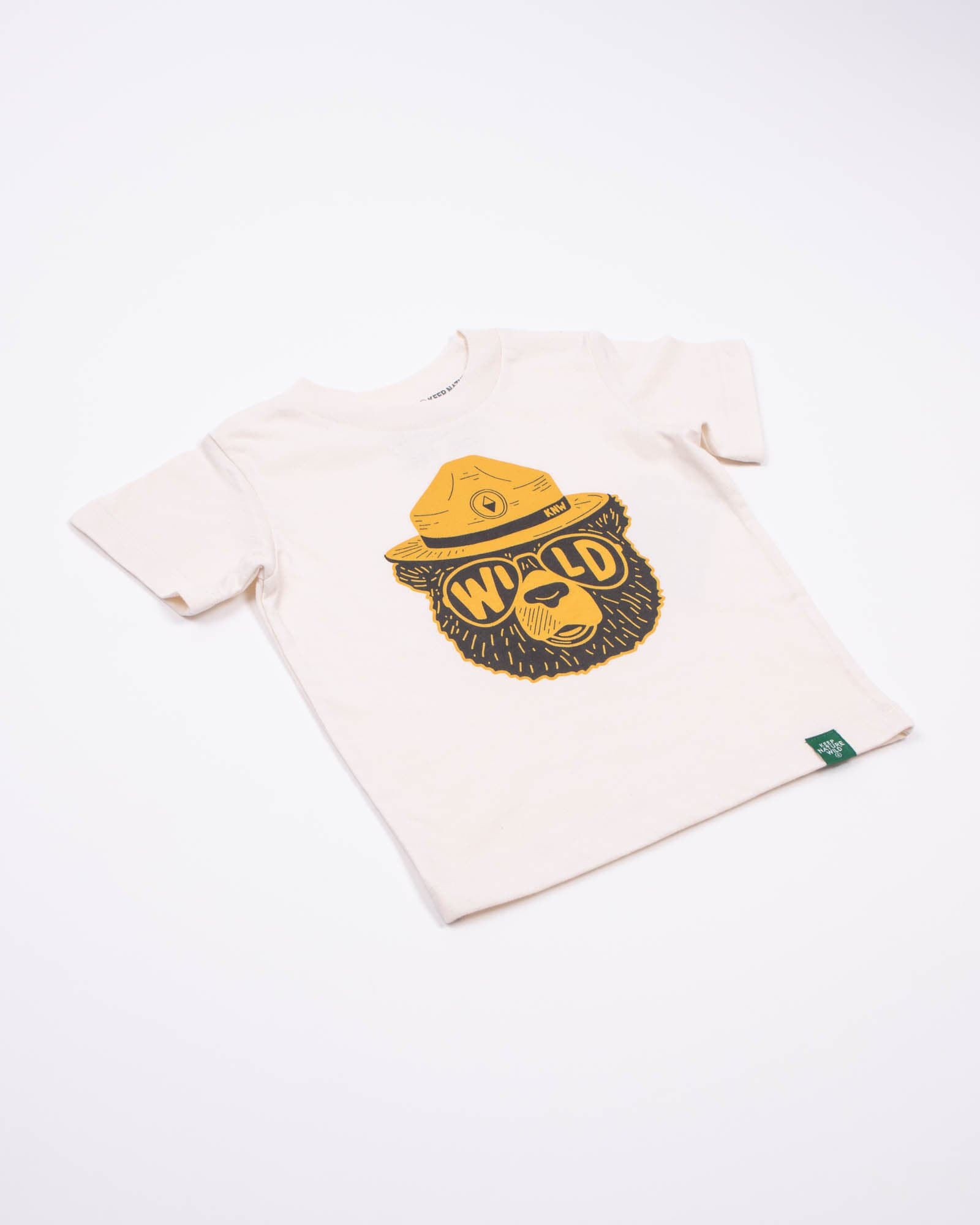 Keep Nature Wild Kids Wildbear Toddler Tee | Heather Natural
