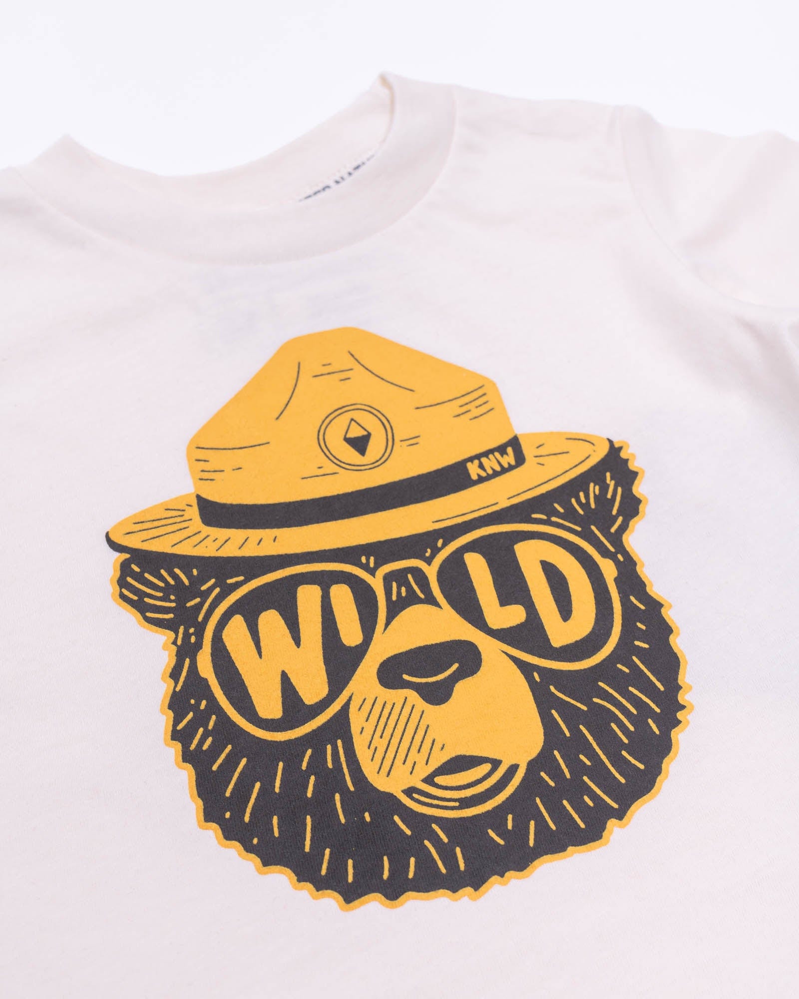 Keep Nature Wild Kids Wildbear Toddler Tee | Heather Natural