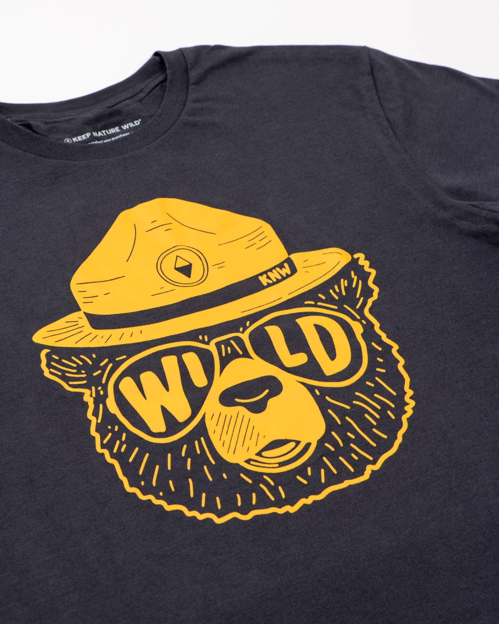 Keep Nature Wild Tee Wildbear Unisex Tee | Coal