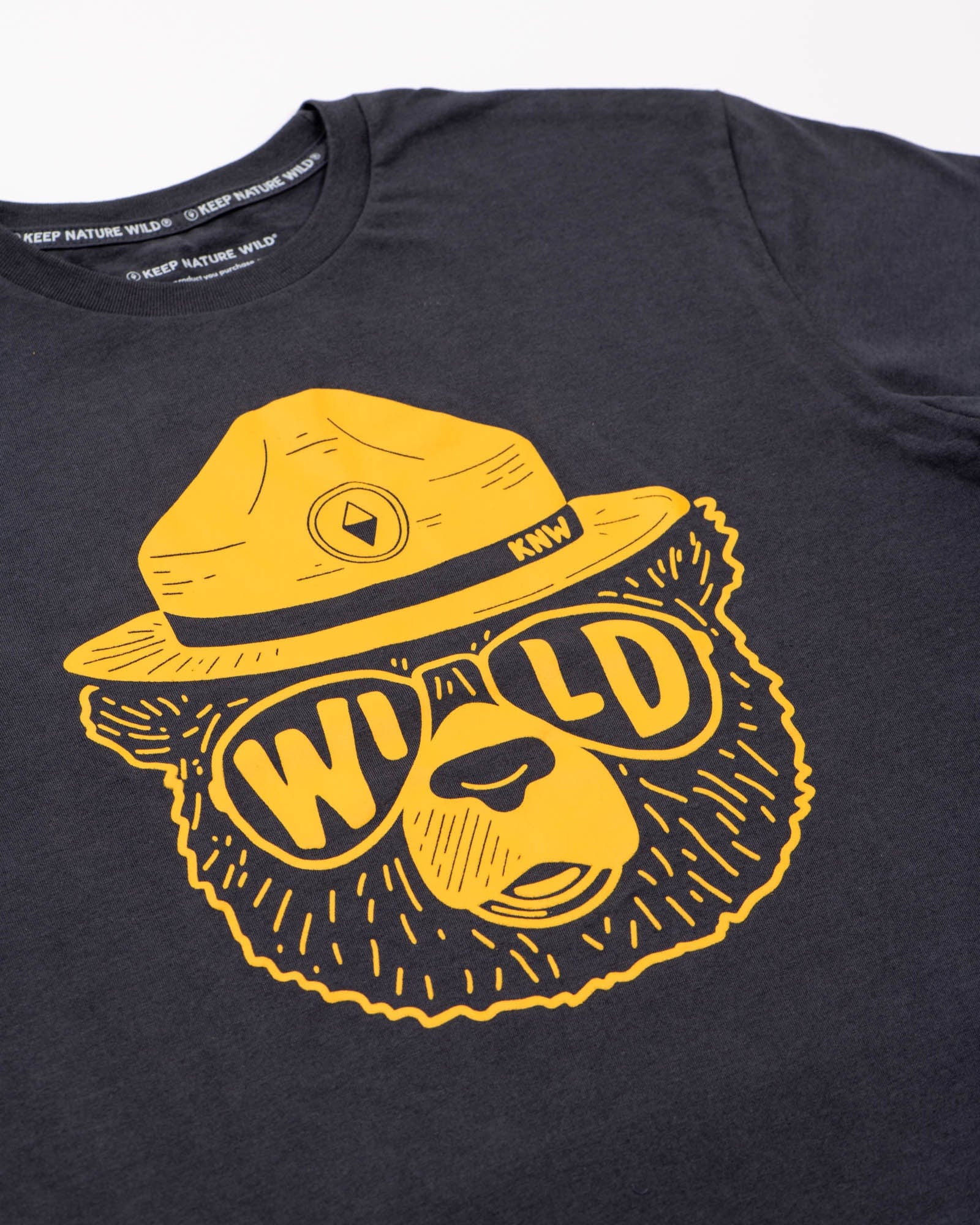 Keep Nature Wild Tee Wildbear Unisex Tee | Coal