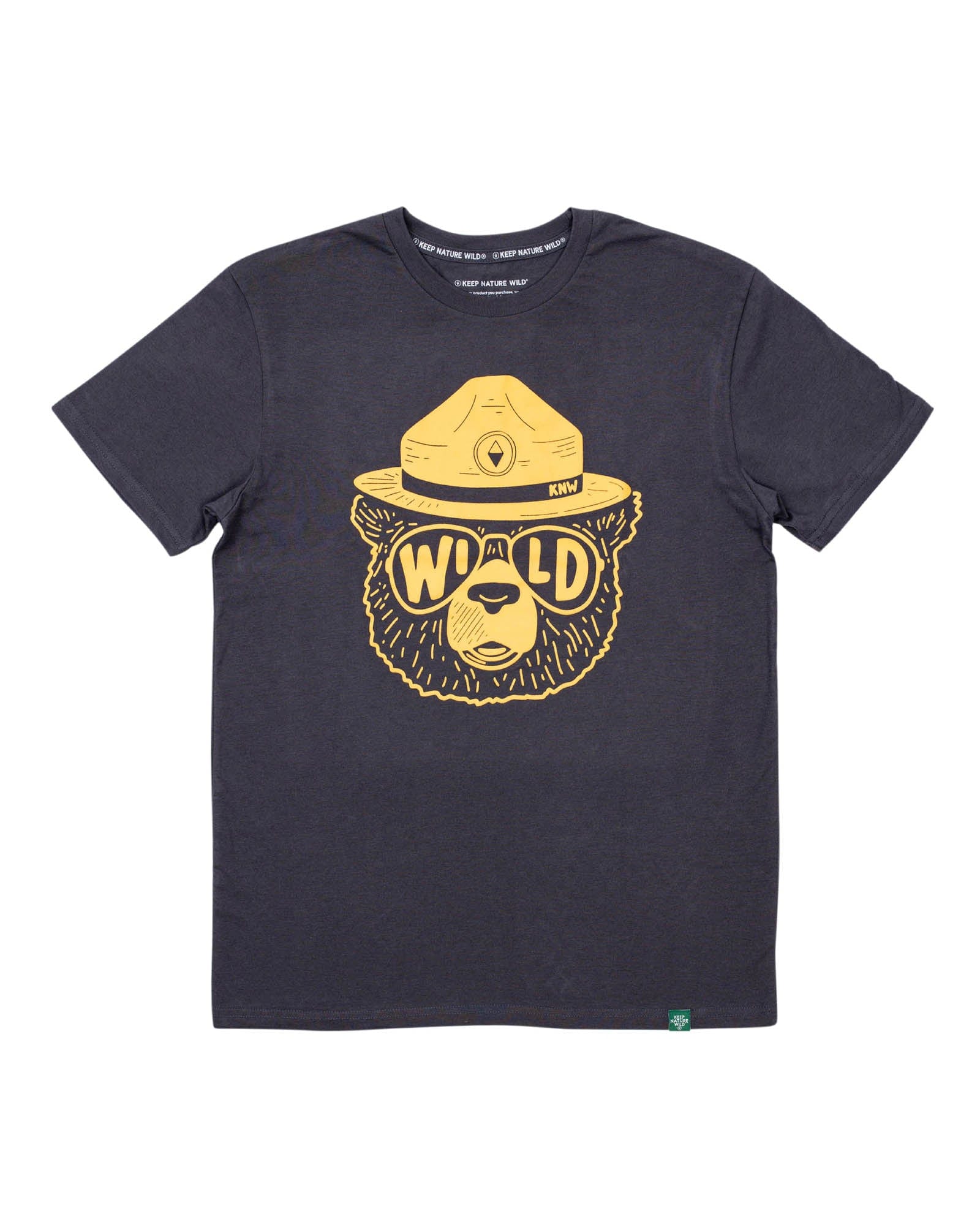 Keep Nature Wild Tee Wildbear Unisex Tee | Coal