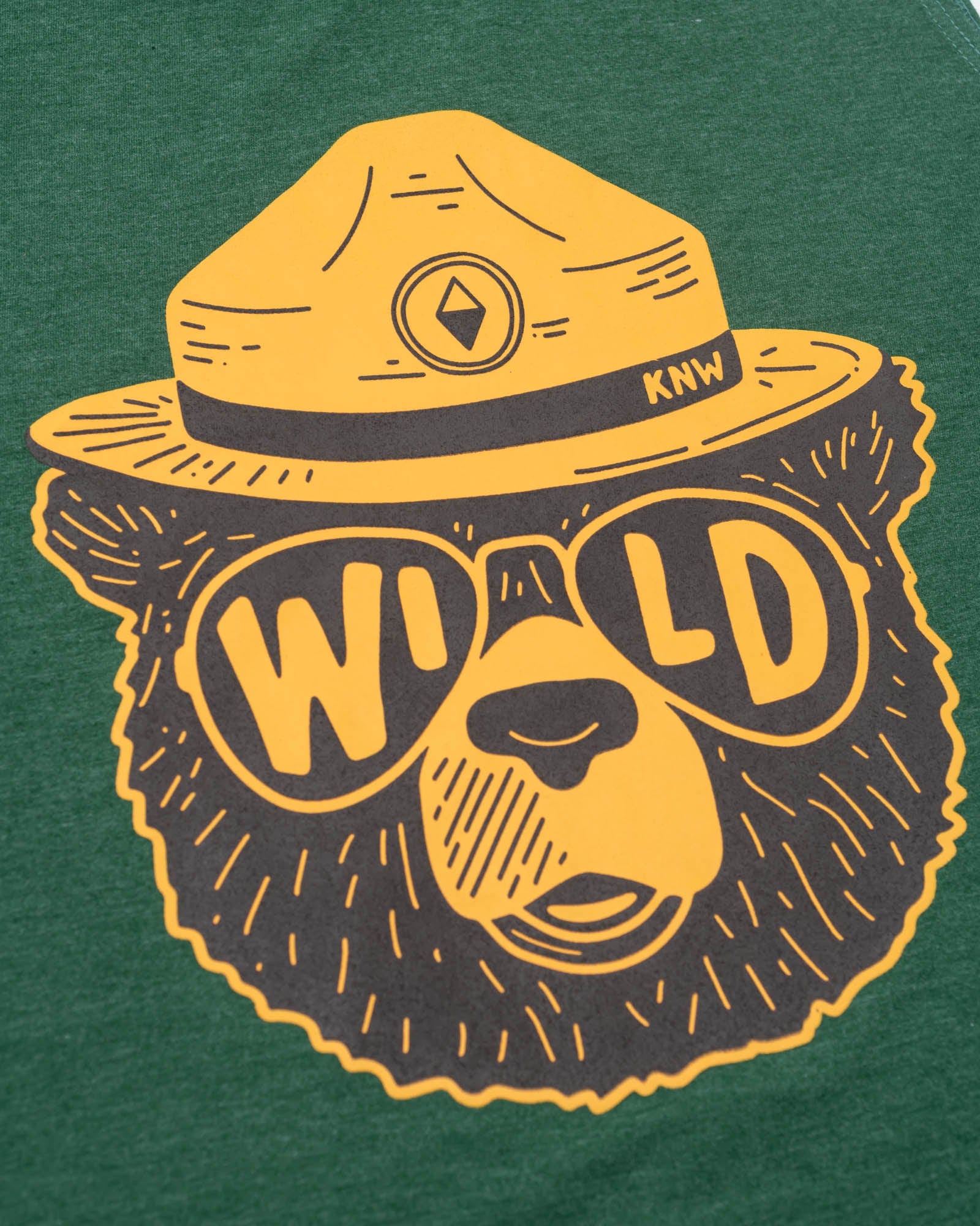 Keep Nature Wild Tank Wildbear Women's Muscle Tank | Heather Forest