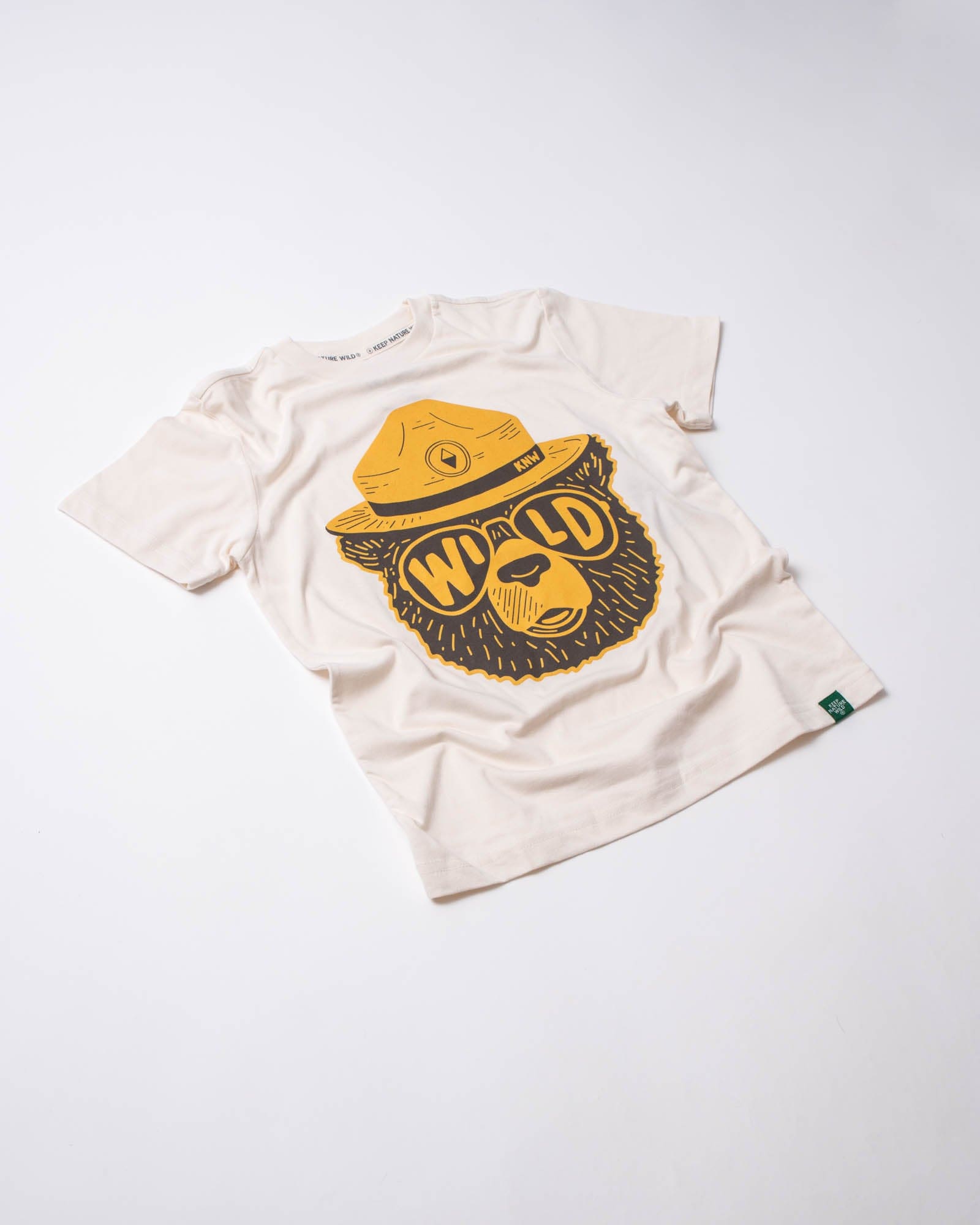 Keep Nature Wild Kids Wildbear Youth Tee | Heather Natural