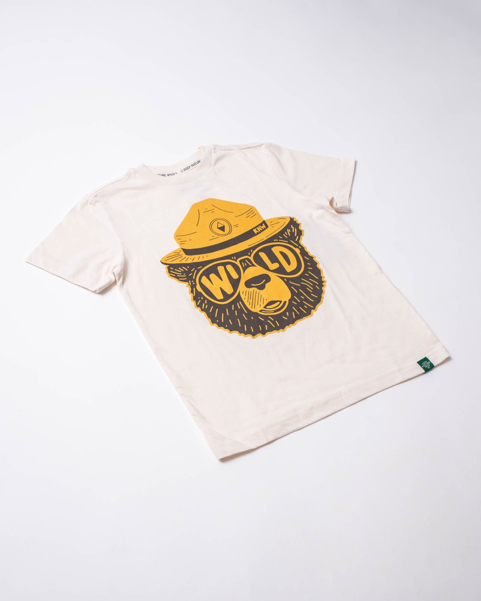 Keep Nature Wild Kids Wildbear Youth Tee | Heather Natural