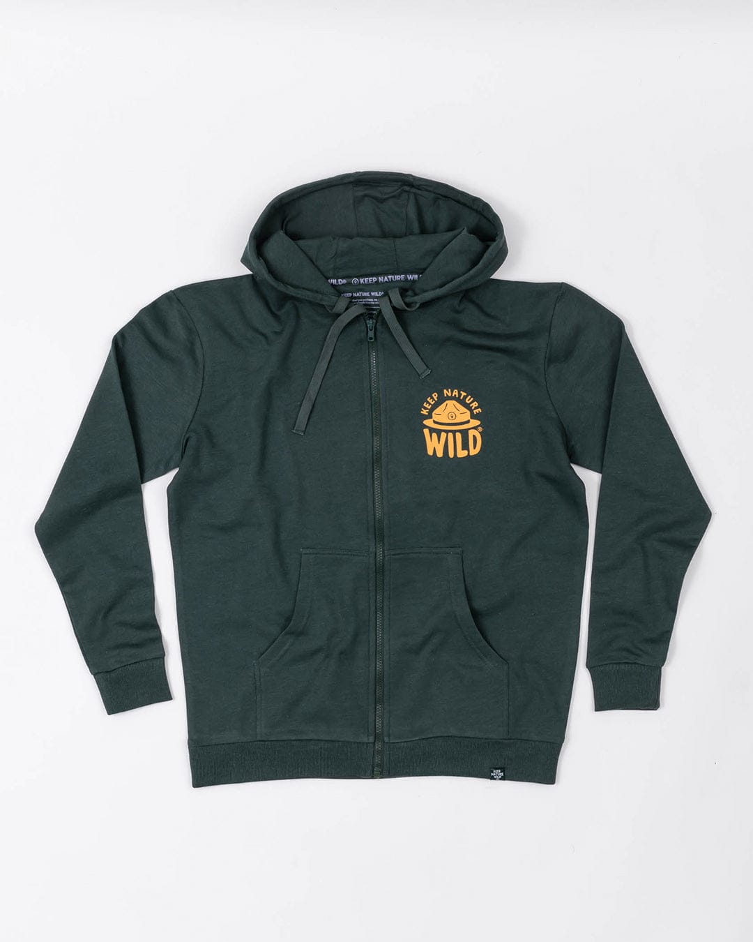 Keep Nature Wild Outerwear Wildbear Zip-Up Hoodie | Heather Forest