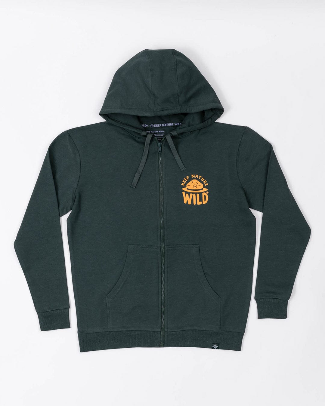 Keep Nature Wild Outerwear Wildbear Zip-Up Hoodie | Heather Forest