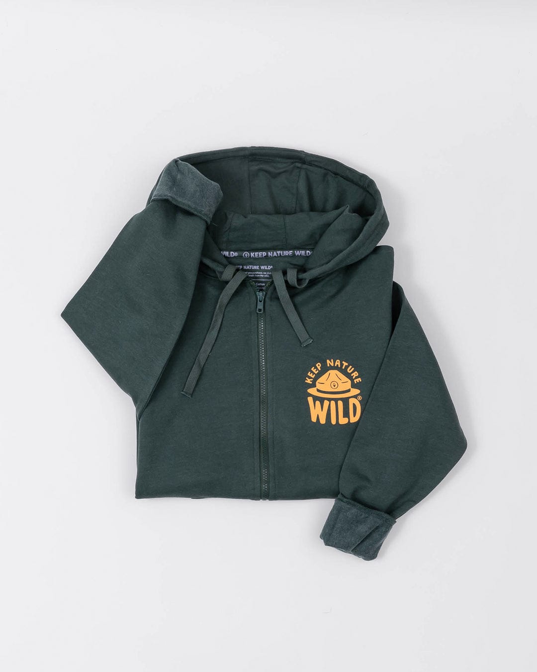 Keep Nature Wild Outerwear Wildbear Zip-Up Hoodie | Heather Forest