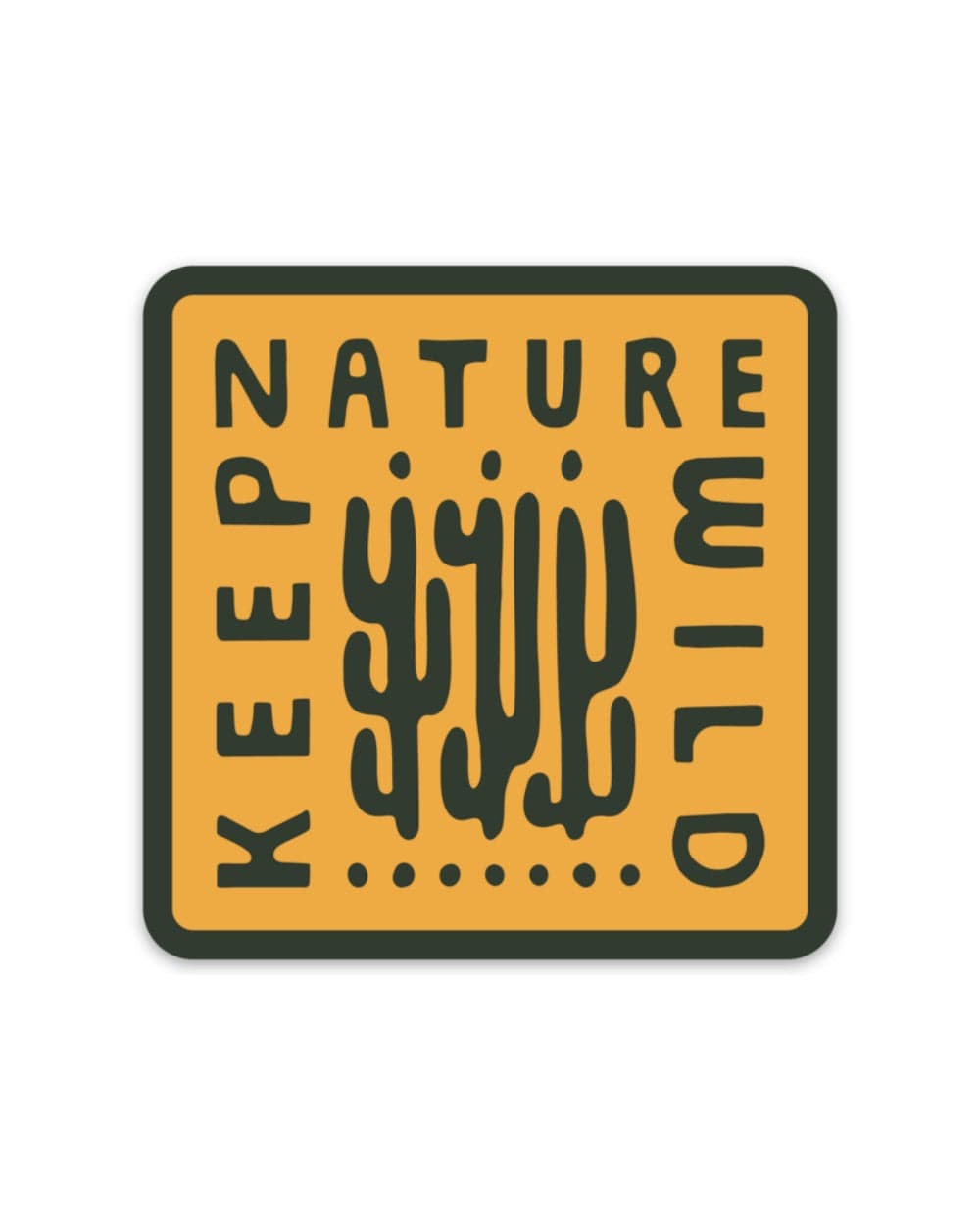 Keep Nature Wild Sticker Cactus Buds | Sticker