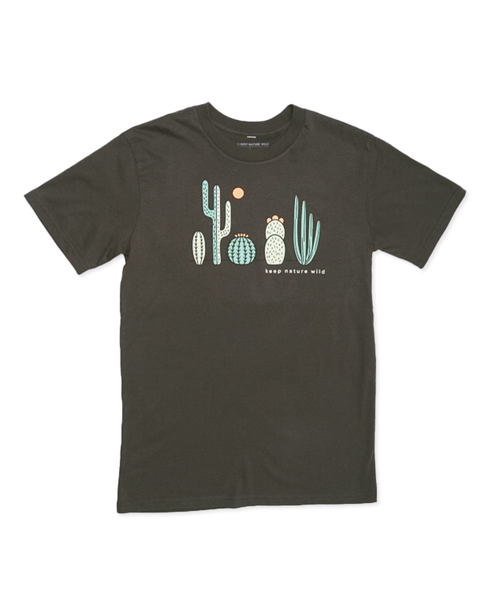 Cactus Friends Unisex Tee | Coal