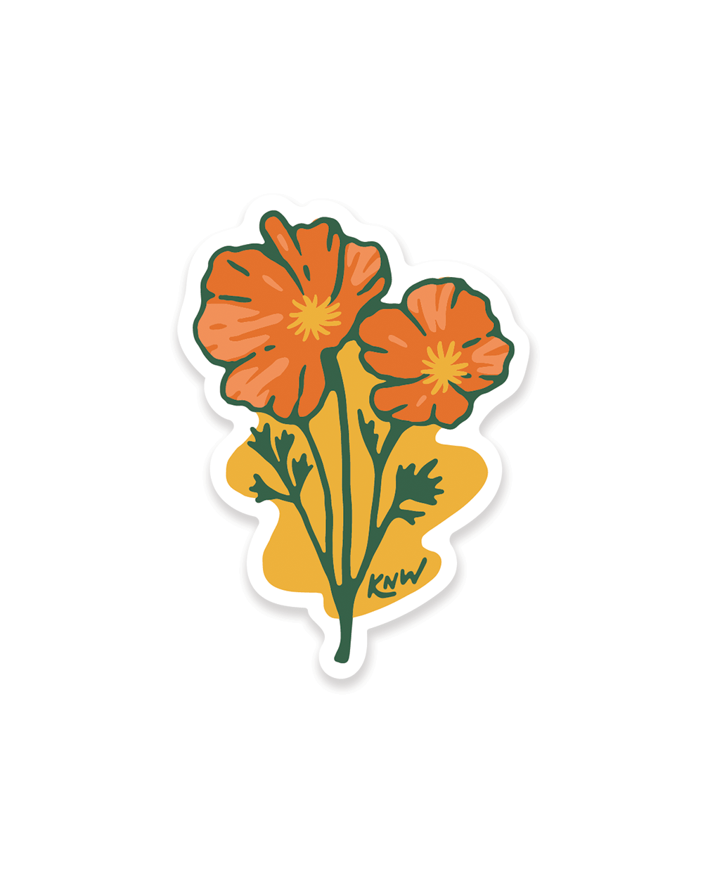 Keep Nature Wild Sticker California Poppy | Sticker