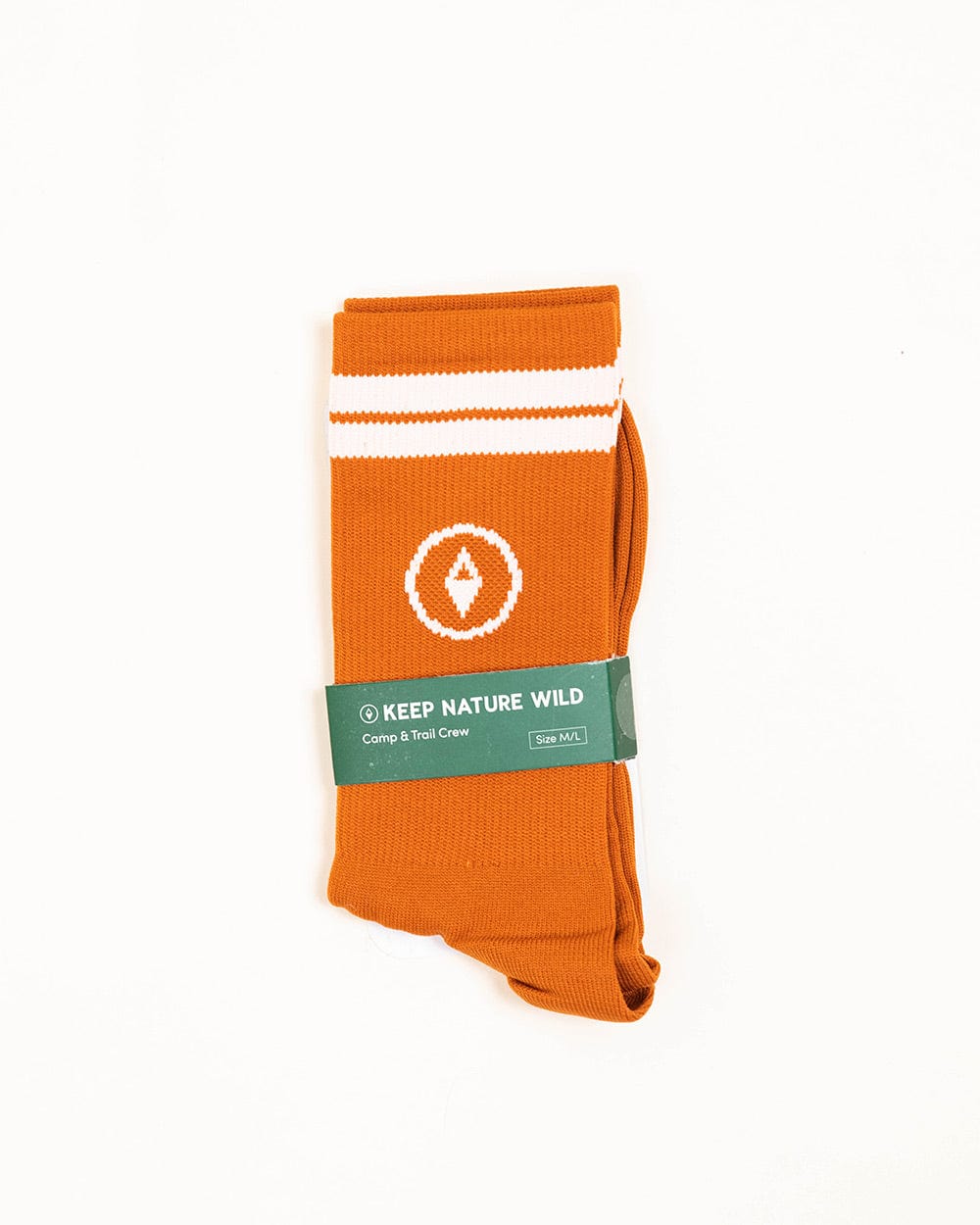 Keep Nature Wild Socks Camp & Trail Crew Socks | Rust