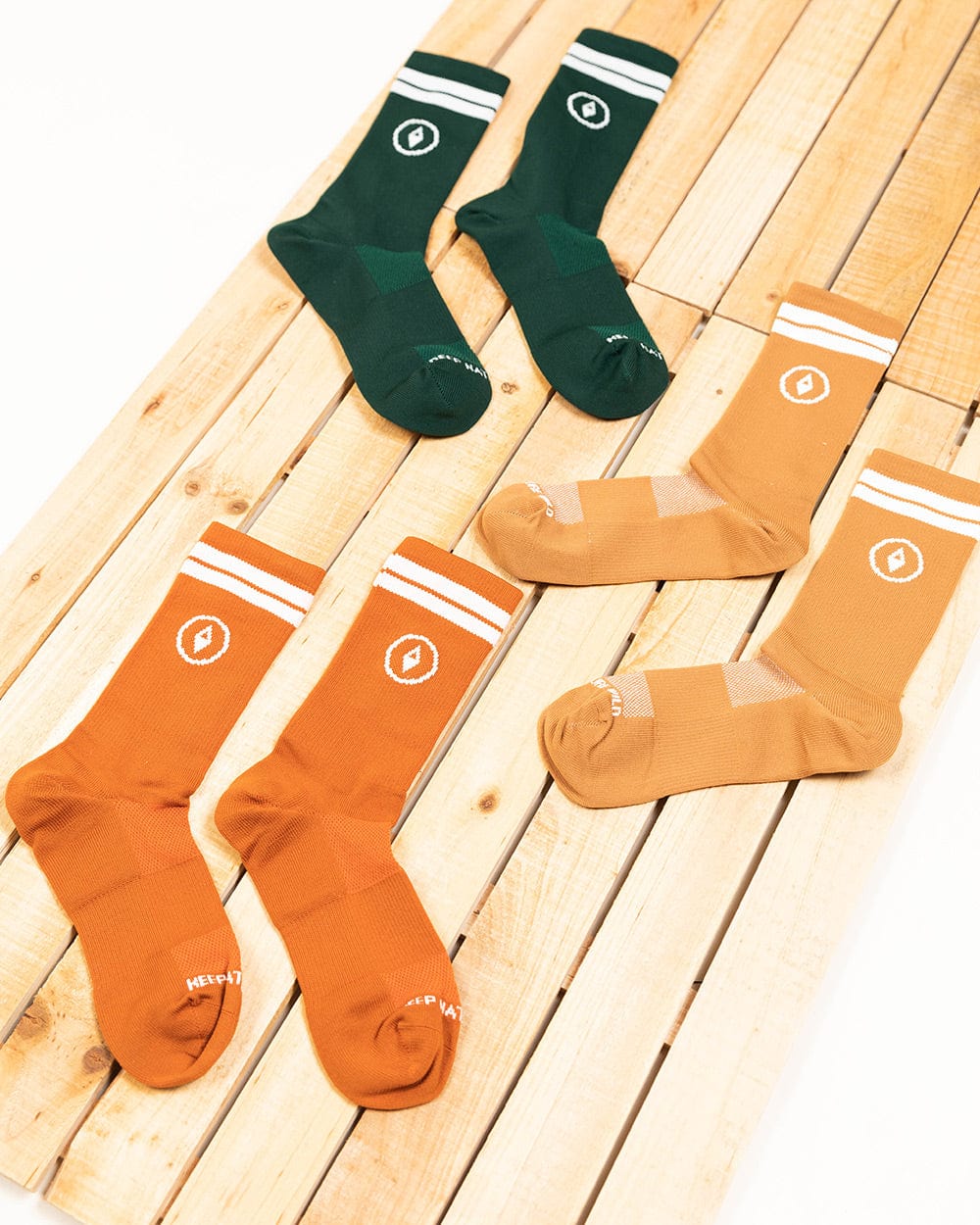 Keep Nature Wild Socks Camp & Trail Crew Socks | Rust