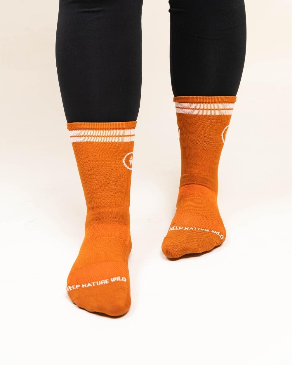Keep Nature Wild Socks Camp & Trail Crew Socks | Rust