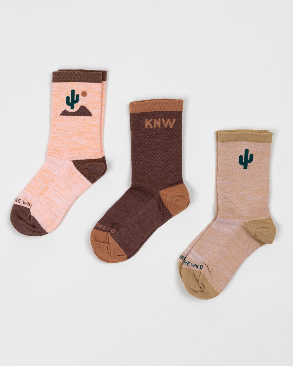Keep Nature Wild Socks Camp & Trail Mid Socks 3-Pack