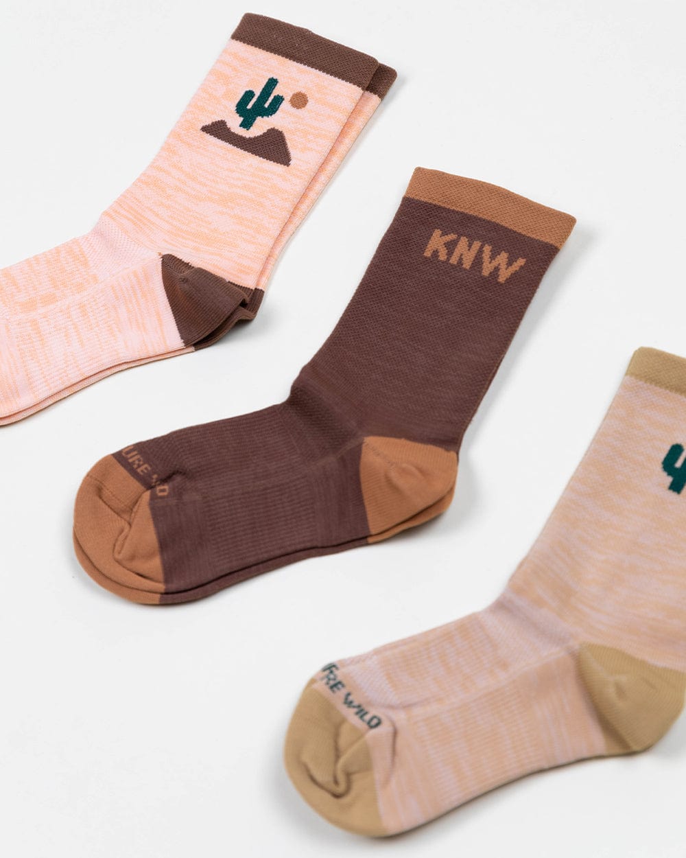 Keep Nature Wild Socks Camp & Trail Mid Socks 3-Pack