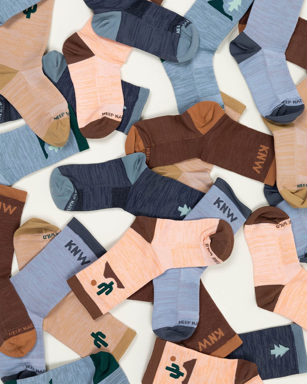 Keep Nature Wild Socks Camp & Trail Mid Socks 3-Pack