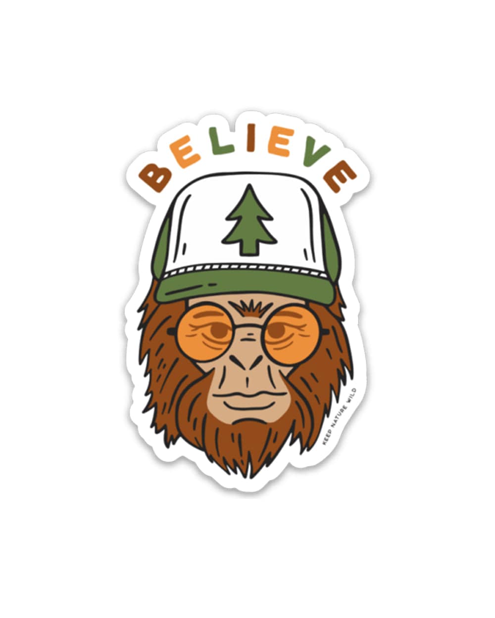 Keep Nature Wild Sticker Clyde the Sasquatch | Sticker