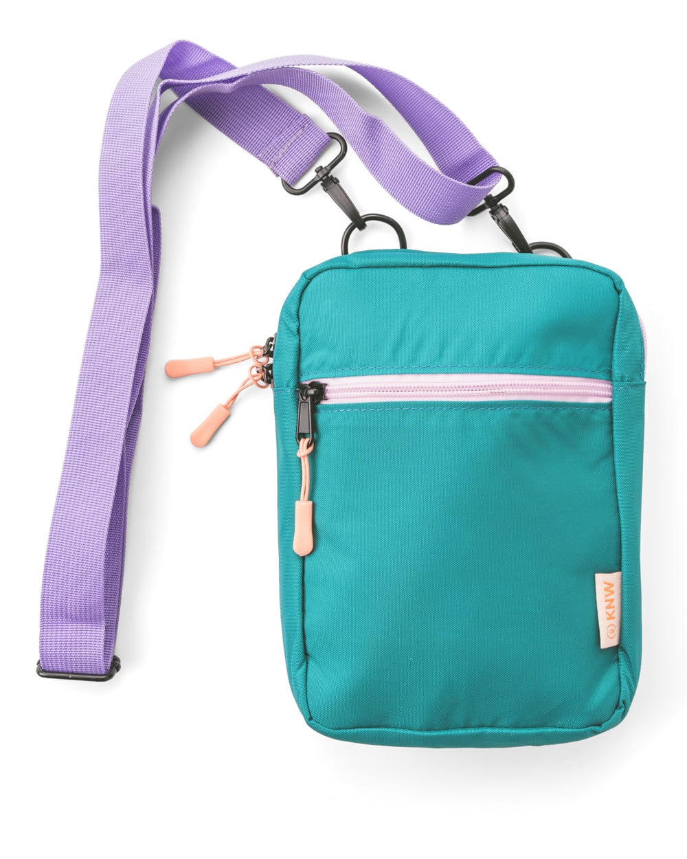 Keep Nature Wild Crossbody Bag Teal/Lavender Crossbody Bag