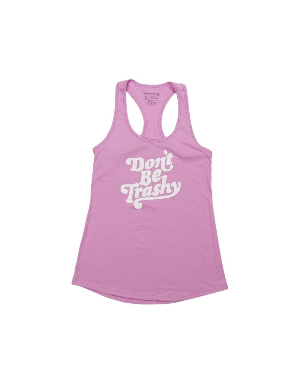 Don't Be Trashy Women's Racerback Tank | Lilac