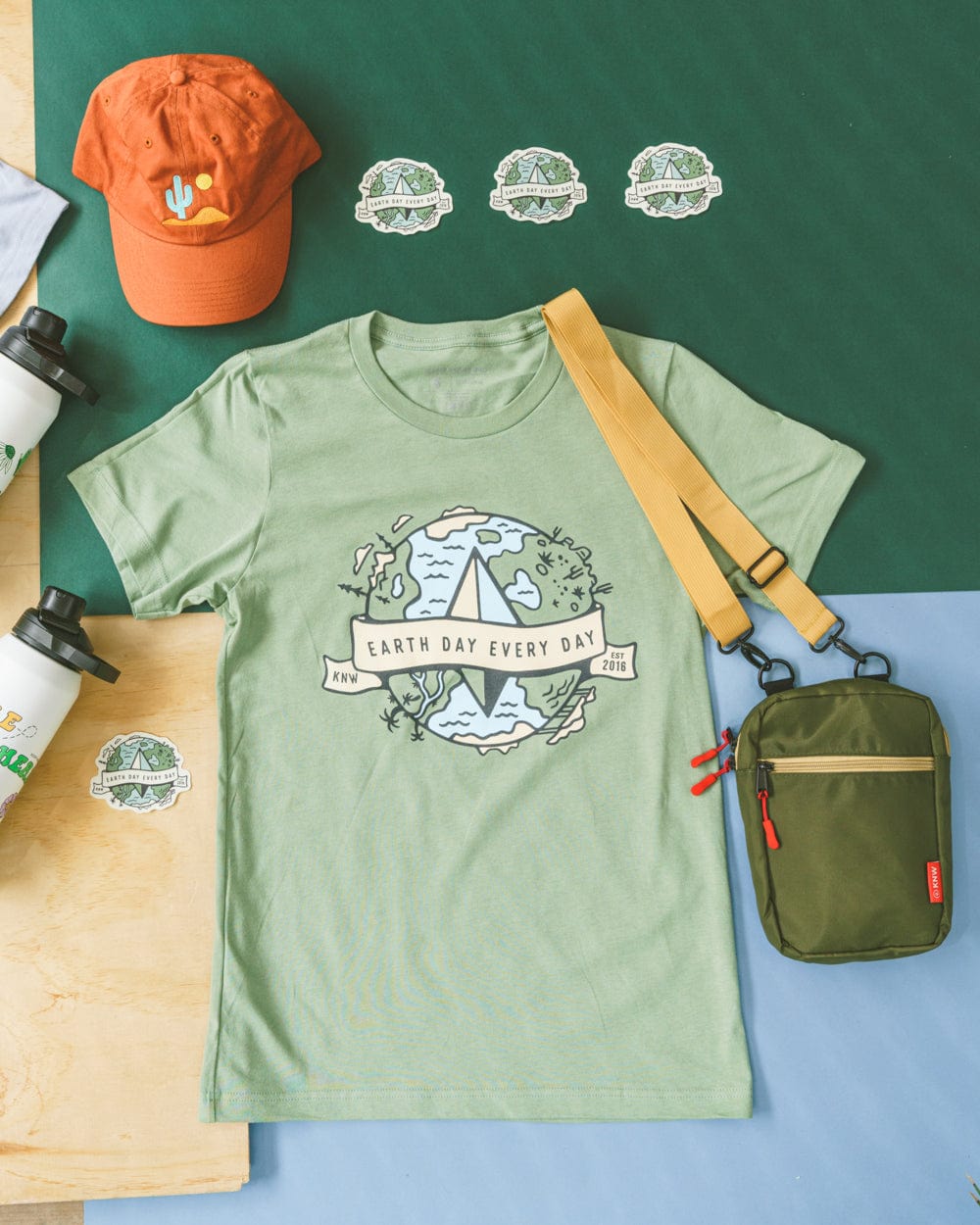 Keep Nature Wild Tee Earth Day Every Day Unisex Tee | Sage