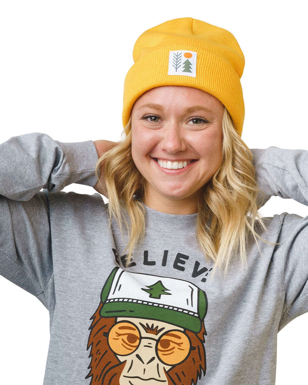 Keep Nature Wild Beanie Evergreen Cuffed Beanie | Gold