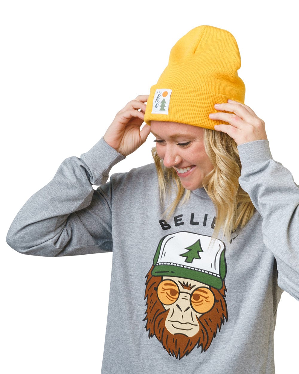 Keep Nature Wild Beanie Evergreen Cuffed Beanie | Gold