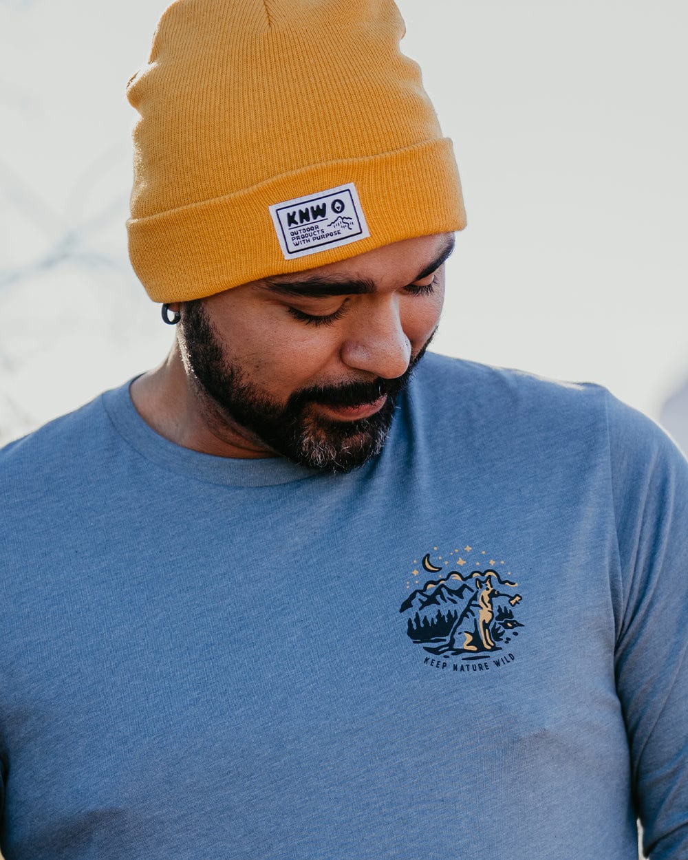 Keep Nature Wild Beanie Expedition Cuffed Beanie | Gold