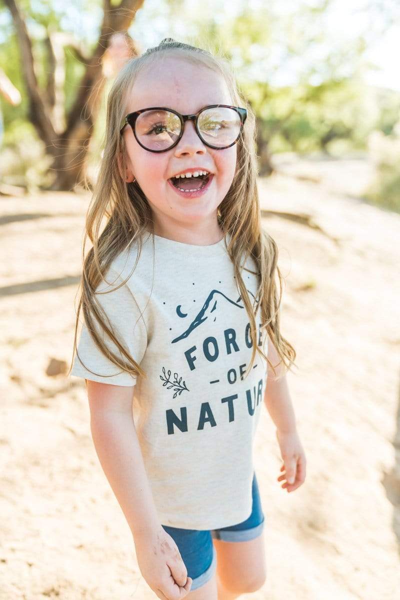 Force of Nature Toddler Tee | Natural Heather - Keep Nature Wild