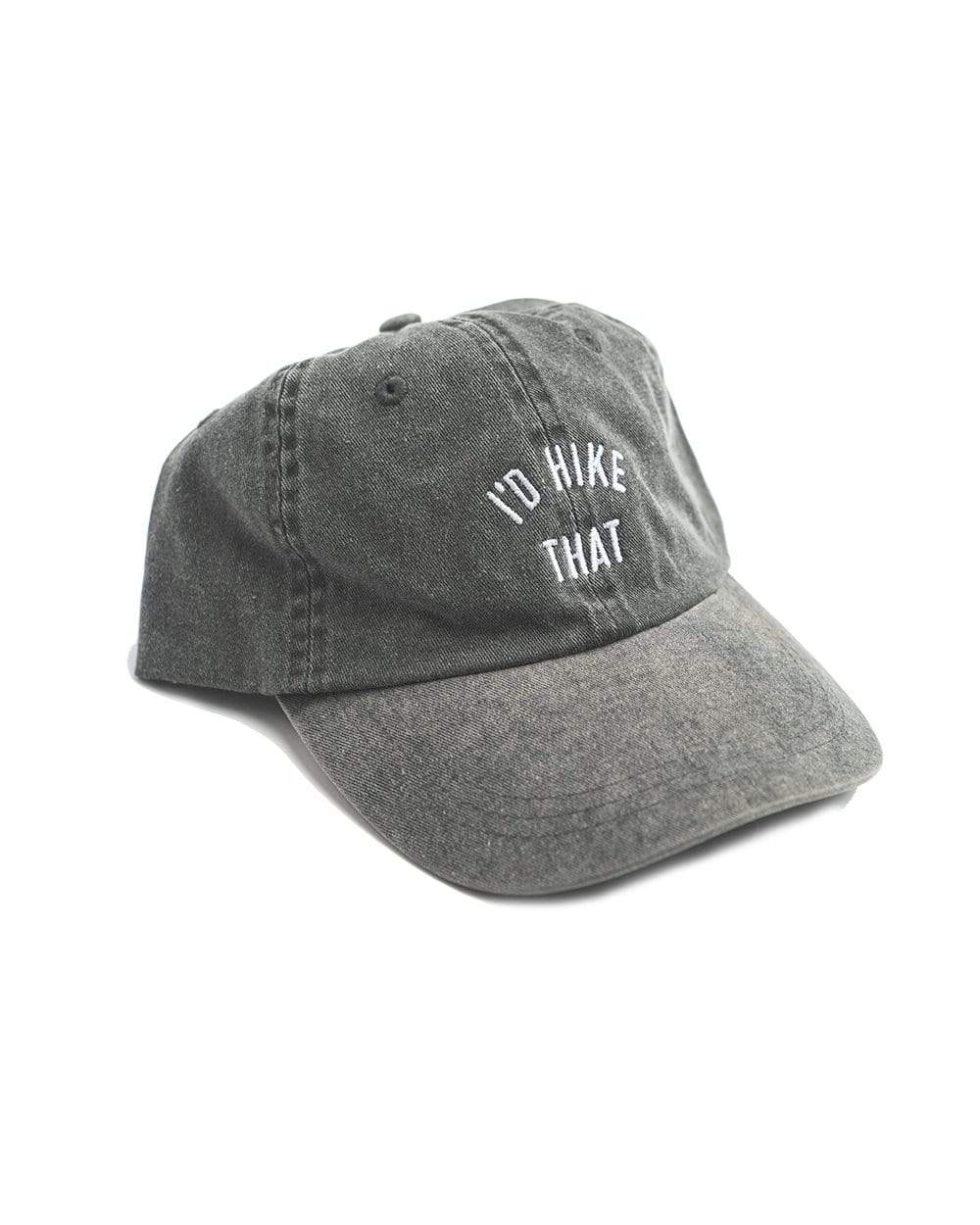 I'd Hike That Dad Hat | Charcoal Gray - Keep Nature Wild
