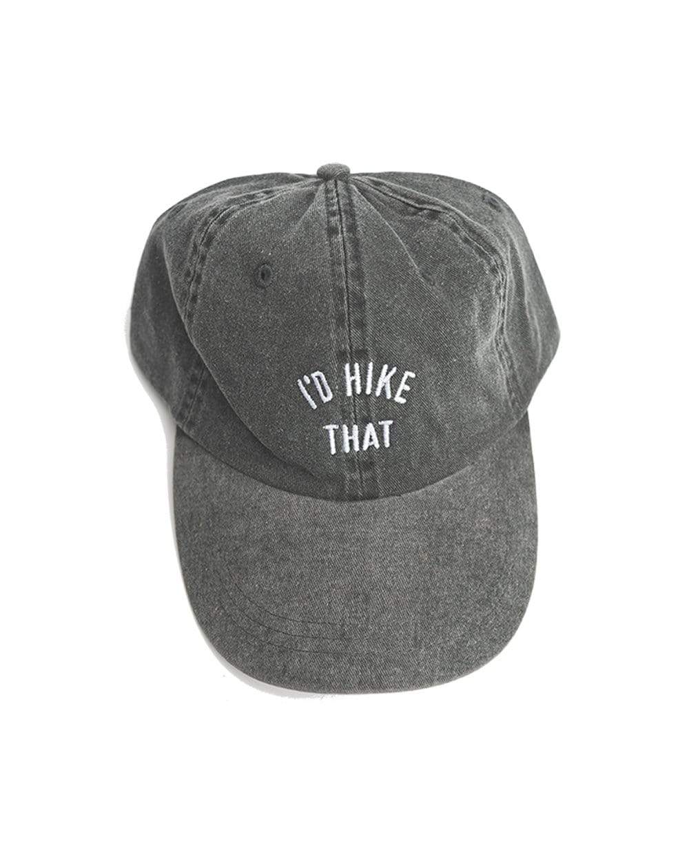 I'd Hike That Dad Hat | Charcoal Gray