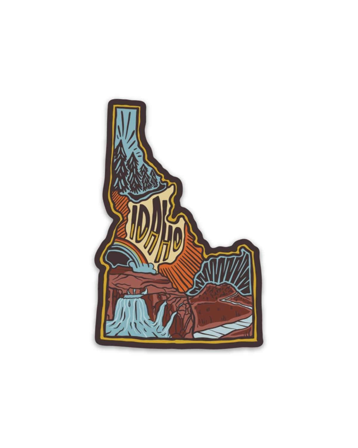 Beer Hiker - Stanley Idaho Sticker – Riverwear