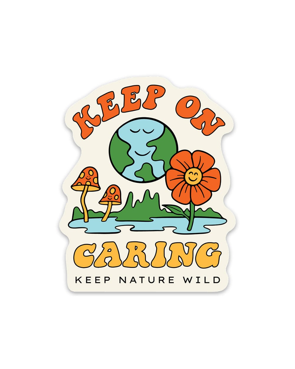 Keep Nature Wild Sticker Keep On Caring | Sticker