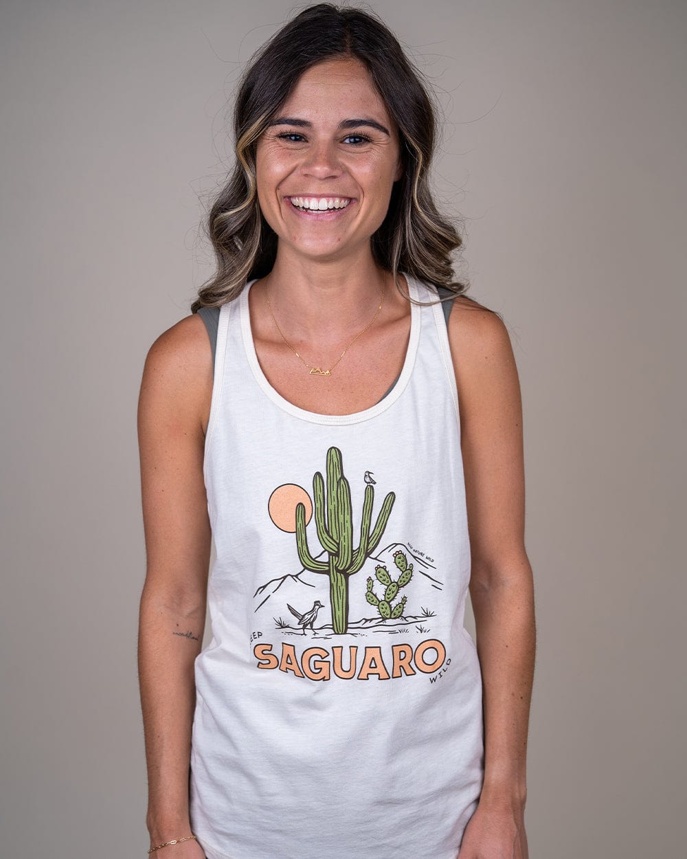 Keep Nature Wild Tank Keep Saguaro Wild Racerback Tank | Natural