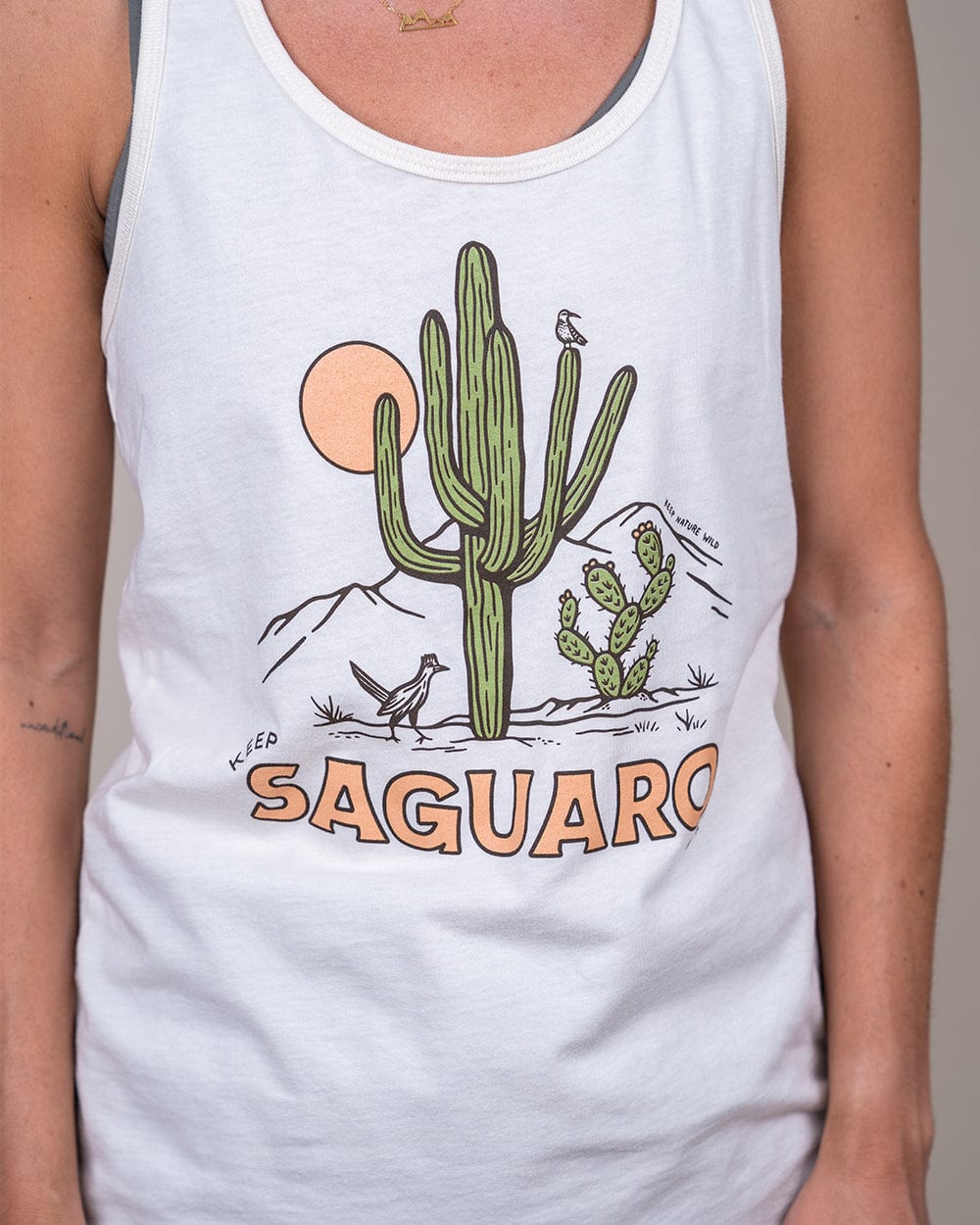 Keep Nature Wild Tank Keep Saguaro Wild Racerback Tank | Natural