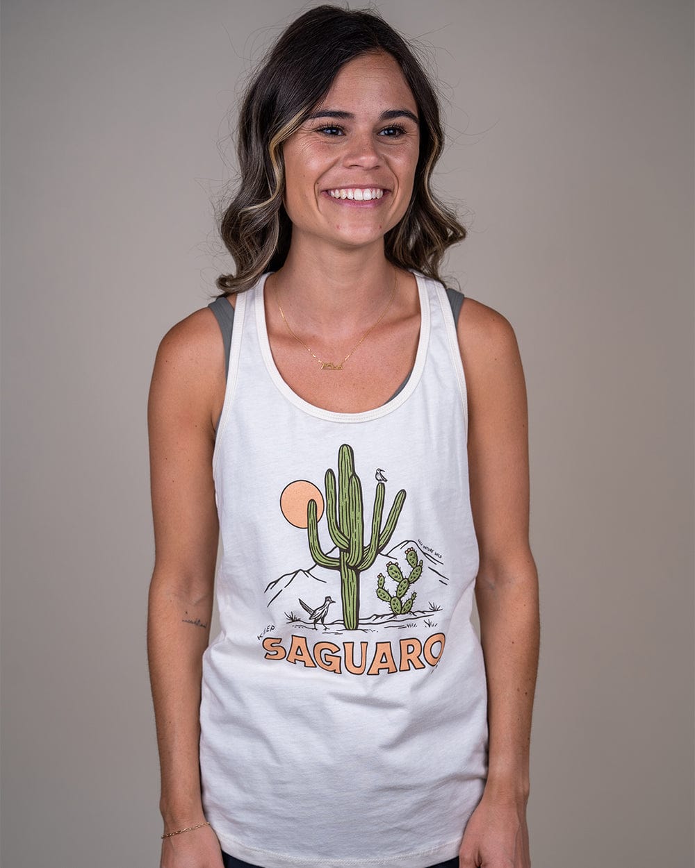 Keep Nature Wild Tank Keep Saguaro Wild Racerback Tank | Natural