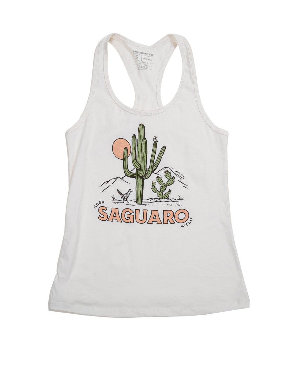Keep Nature Wild Tank Keep Saguaro Wild Racerback Tank | Natural