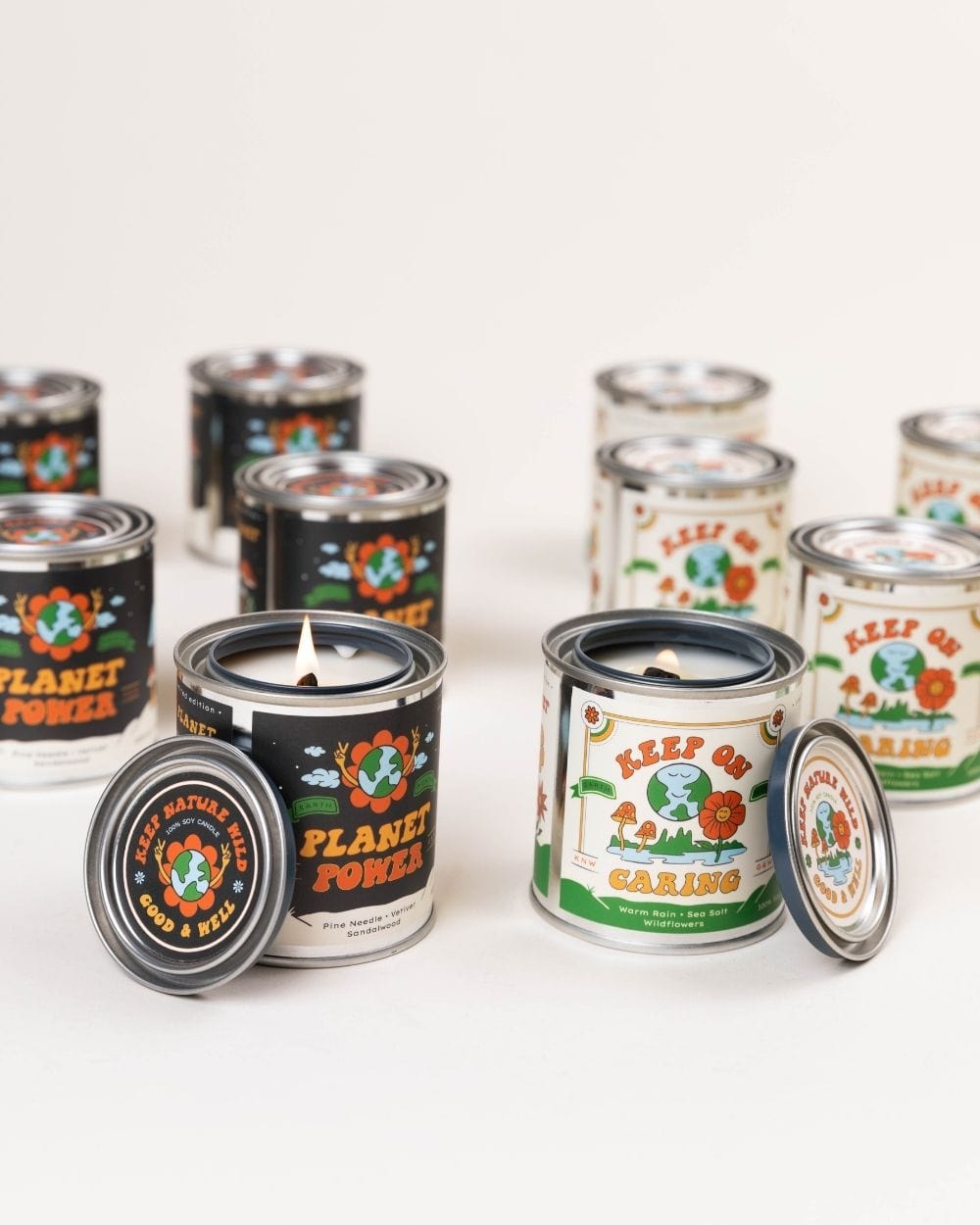 Keep Nature Wild Home Limited Edition: 2x 8oz Earth Month Candle Bundle