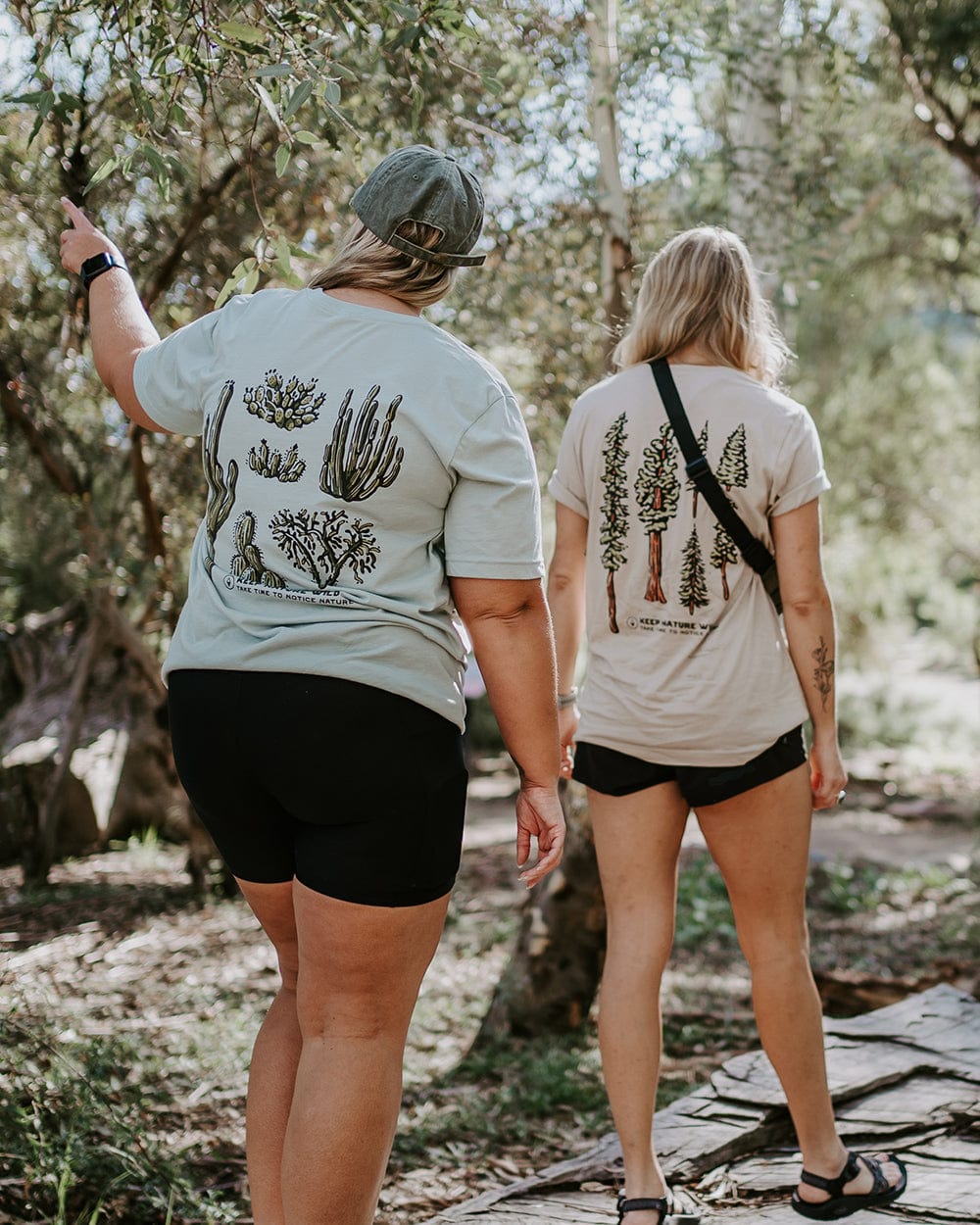 Keep Nature Wild Tee Nature Study Cacti Unisex Tee | Dusty Blue