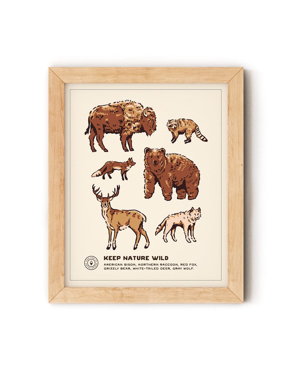 Keep Nature Wild accessories Digital Download Nature Study Digital Download Poster | Wildlife