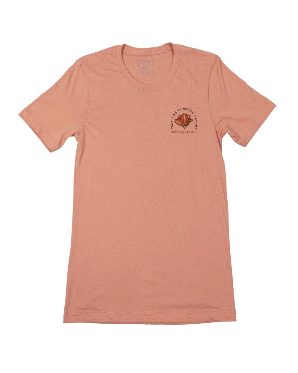 Keep Nature Wild Tee Nature Study Wildflowers Unisex Tee | Terracotta