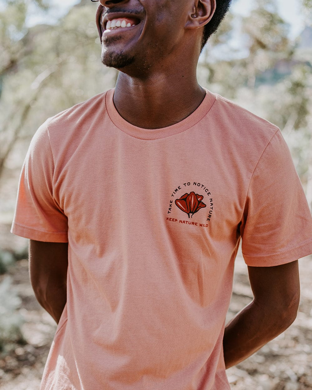 Keep Nature Wild Tee Nature Study Wildflowers Unisex Tee | Terracotta