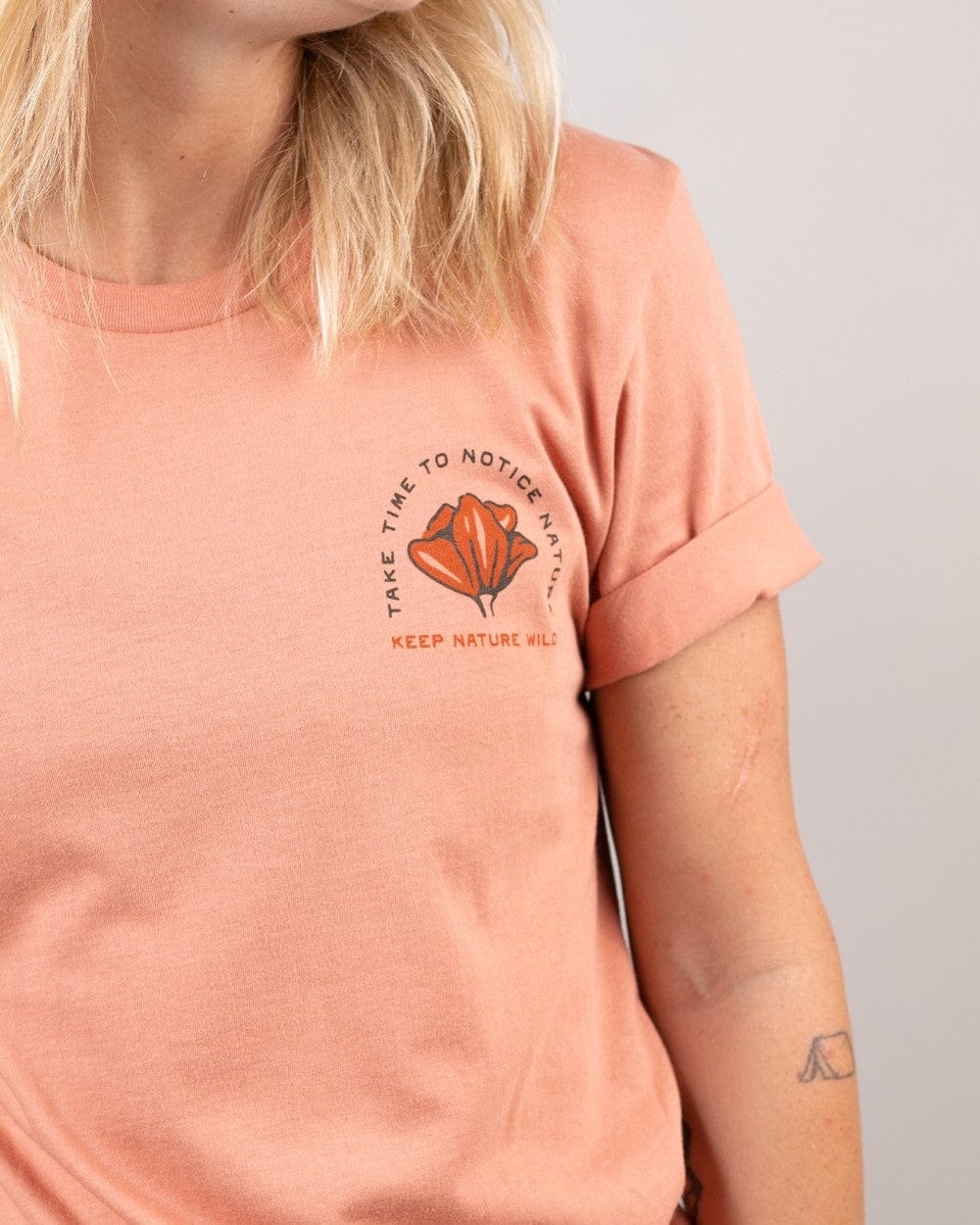 Keep Nature Wild Tee Nature Study Wildflowers Unisex Tee | Terracotta