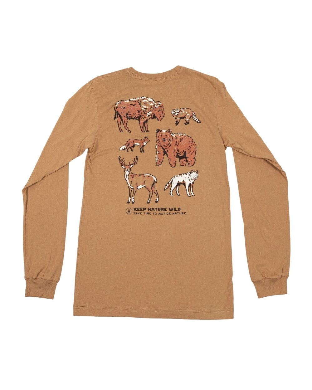 Keep Nature Wild Long Sleeve Nature Study Wildlife Unisex Long Sleeve | Ochre