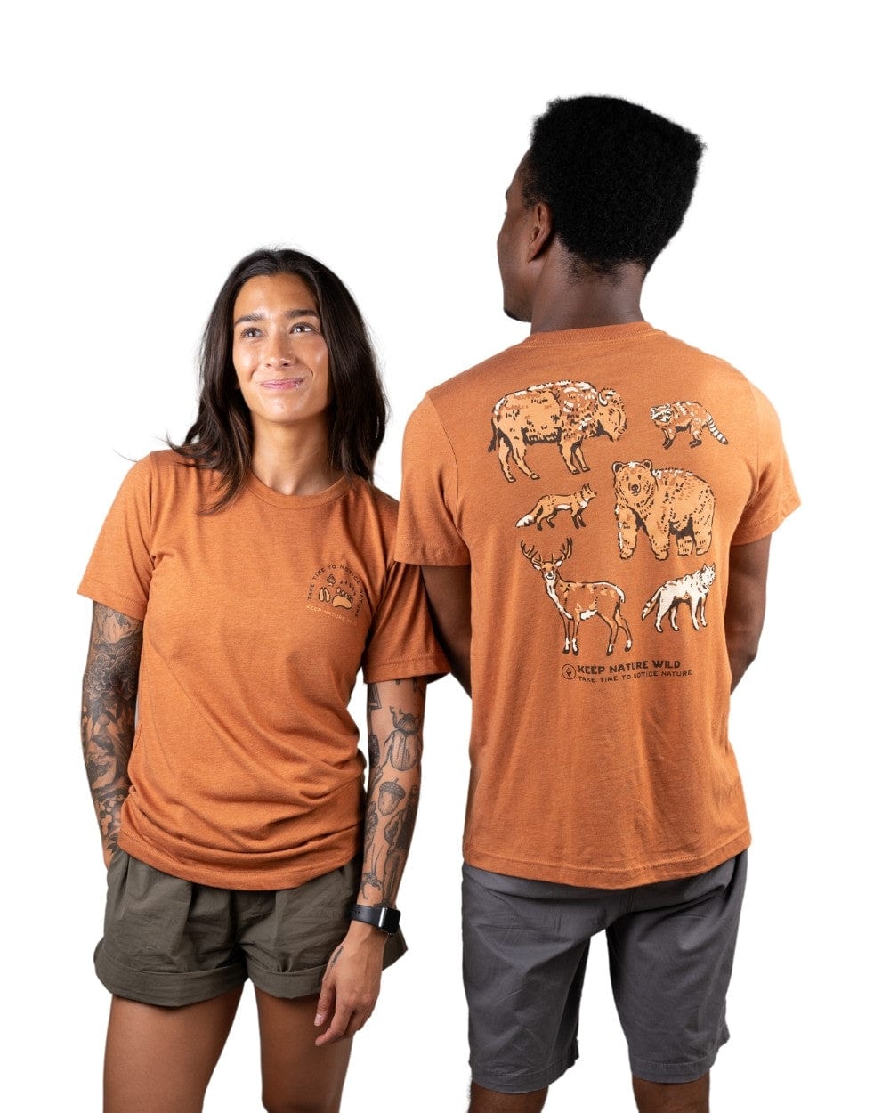 Keep Nature Wild Tee Nature Study Wildlife Unisex Tee | Heather Autumn